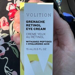 Volition Grenache Retinol Eye Cream - White and Yellow